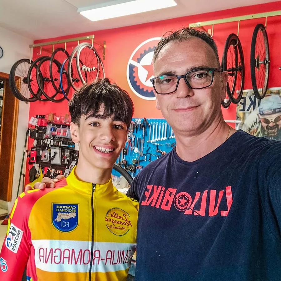 Sergio Pellegrino, ciclista agonista, categoria allievi